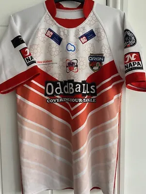 Lancashire Rl - War Of The Roses - Match Worn Shirt - Size Medium • £9.99