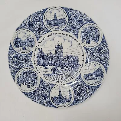 Le Vieux Quebec Wood & Son English Ironstone Old Quebec England Plate 10  Dia • $19.99