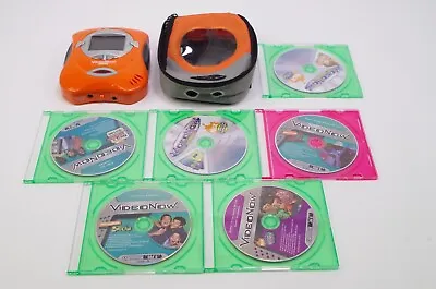 Hasbro Video Now Color Video Player Orange With 6 Discs Damaged Case • $49.95