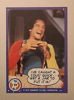 Vintage Mork And Mindy Trading Card #59 1978 Robin Williams • $2.99