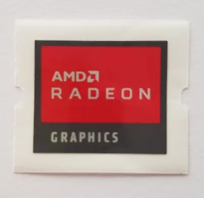 GENUINE AMD RADEON GRAPHICS Sticker Decal Logo 19 X 17 Mm • $5