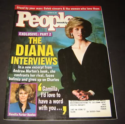 PEOPLE Magazine OCTOBER 20 1997 THE DIANA INTERVIEWS - PART 2 • $7.99