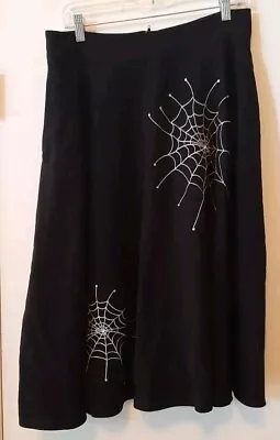 Voodoo Vixen Spiderweb Skirt Size Large • $22.95