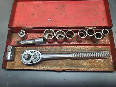 Vintage Wizard USA 3/8  Drive Socket Set • $19.95