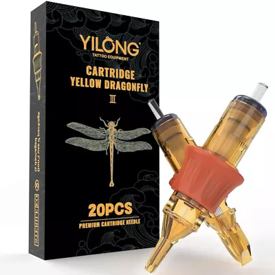 YILONG 20pcs Tattoo Cartridge Needles Disposable Round Liner Shader Magnum • $49.99