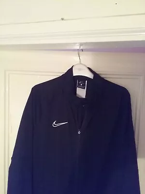 £12 • Buy Nike Mens Track Jacket BlackTracksuit Top Training L Large Vgc