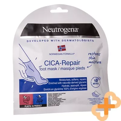 Neutrogena Norwegian Formula Intensive CICA Foot Mask 30 G Sensitive Dry Skin • $22.44