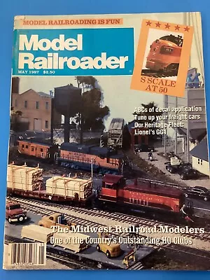 Model Railroader Magazine May 1987 • $7.99