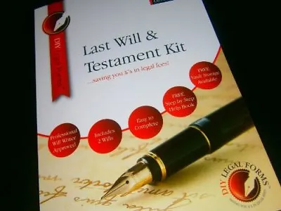 £8.99 • Buy SINGLE PERSON, BUDGET LAST WILL AND TESTAMENT KIT, 2023 BRAND NEW Edition.