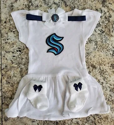 Kraken Toddler/baby Girl Clothes Kraken Baby Gift Girl Seattle Hockey Baby Gift • $26.75