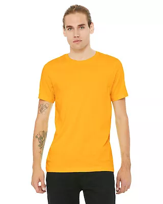 Bella + Canvas Unisex T Shirt Short-Sleeve 100% Cotton Jersey Tee 3001C T-Shirt • $9