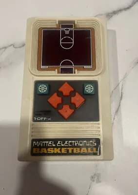 Mattel Classic Basketball Electronic Handheld Multicolor 1-2 Players Video Game • $14.99