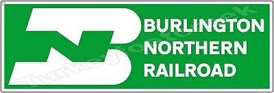 Burlington Northern Railroad 6  X 18  Metal Sign • $19.99