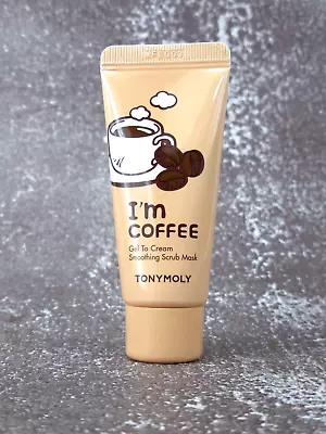 Tony Moly I'm Coffee Gel To Cream Smoothing Scrub Mask 15ml / 0.50 Fl Oz SEALED • $7