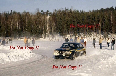 £4 • Buy Stig Blomqvist & Bjorn Cederberg Saab 99 Turbo Swedish Rally 1979 Photograph 1