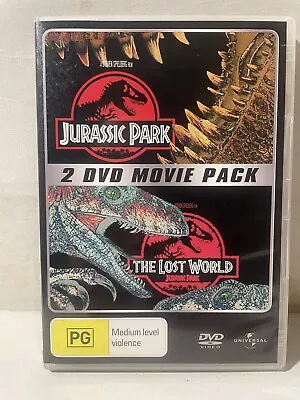 Jurassic Park + The Lost World 2 DVD Pack PAL Region 24 LNC • $15.99