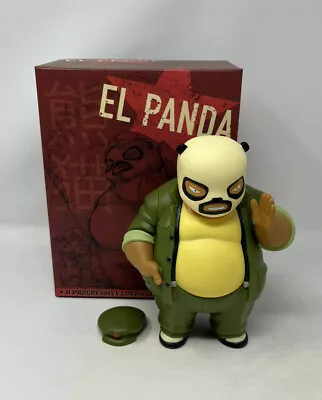 El Panda  Signed Original  Muttpop Designer Art 8  Vinyl Toy Lucha Libre • $99.95