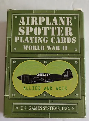 Airplane Spotter Military Allied & Axis WW2 Playing Cards 1997 • $8.99