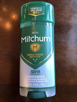 Mitchum Advanced Control Unscented Gel Anti-Perspirant & Deodarant 3.4 Oz • $10.99