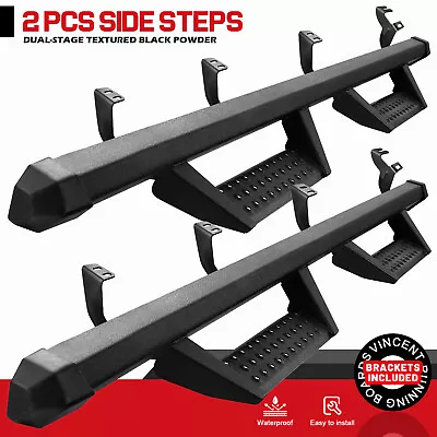 Fit 2022-2024 Toyota Tundra CrewMax Running Boards 3  Side Step Truck Bar BCKA • $187.78