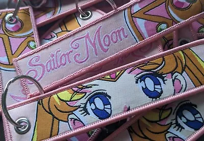 Sailor Moon Cute Kawaii Anime Jet Tag Keychain With Keyring NEW • $4.99
