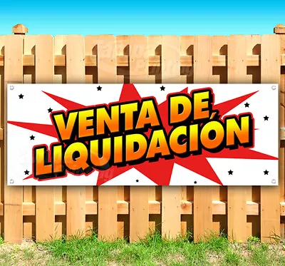 Venta De Liquidaci�n Advertising Vinyl Banner Flag Sign Many Sizes USA SPANISH • $31.09