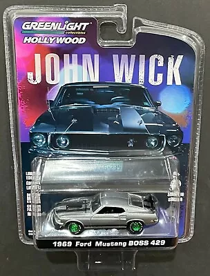 Greenlight John Wick 1969 Ford Mustang BOSS 429 Diecast 1:64 Chase • $24.97