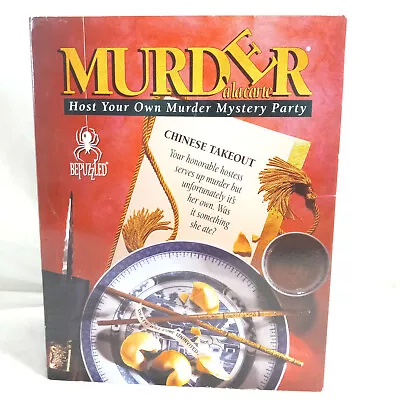 CHINESE TAKEOUT Murder A La Carte Mystery Dinner Party Game BEPUZZLED 1994 • $35.99