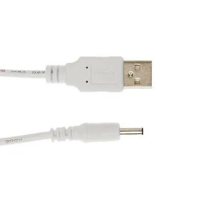 £3.99 • Buy 90cm USB White Charger Cable For HANNspree HANNSPAD T74B SYS1357-1305 Tablet