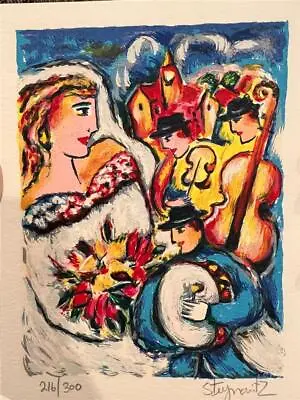 Zamy Steynovitz Bride & Music Hand Signed Serigraph • $39.99