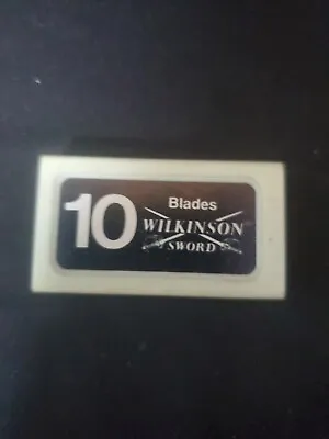 Vintage Wilkinson Sword The Blade 10 Razor Blades Chromium Edge England NOS • $15