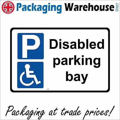 £2.95 • Buy Ve162 Disabled Parking Bay Sign Medical Centre Workplace Office Factory Visitors