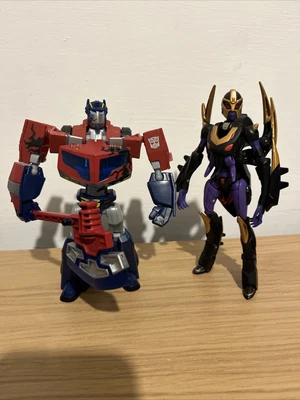 £29 • Buy Transformers Animated Optimus Prime Deluxe & Blackarachnia 2008
