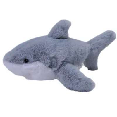 WILD REPUBLIC ECOKINS PLUSH TOY GREAT WHITE SHARK MINI - 20cm • $17