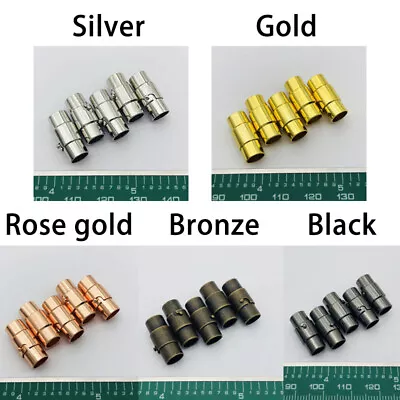 10pcs Magnetic Clasps Buckle Connector For DIY Bracelet Jewelry Making Finding • £4.18