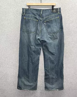 Vintage Silvertab Jeans Mens 36x30 Blue Baggy Straight Skate Rap Hip Hop Y2k • $59.97