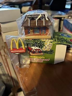 McDonald’s Vintage 1990 Musical Restaurant Ornament New Untested Boxed • $14.99