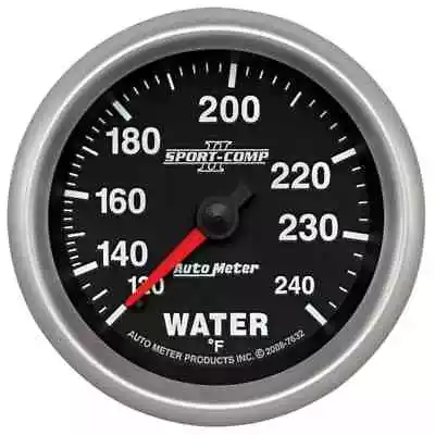 AutoMeter 7632 2-5/8  WATER TEMP 120-240 °F 6 FT. MECHANICAL SPORT-COMP II • $123.87