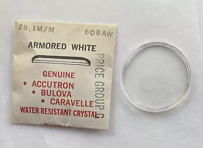 Ultra Rare NOS Vintage 29.1mm 608AW Bulova Snorkel J & K Round Watch Crystal • $110.64