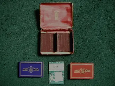 1940 Kem Playing Cards Double Deck Booklet Case New York Haven Hartford Railroad • £28.94