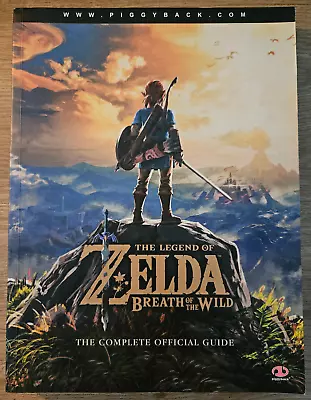 Zelda Breath Of The Wild Official Strategy Guide Book + Map • $25