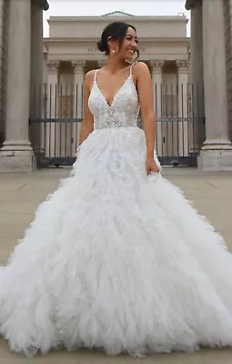 Martina Liana Wedding Dress - Style 1449 - Bridal Size 12 - NWT • $2300