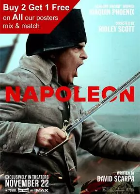 Napoleon 2023 Teaser Movie Poster • £1.49