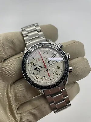 Omega Speedmaster MK40 Red Hands Automatic Chronograph White Dial 39mm 3513.33 • $2150