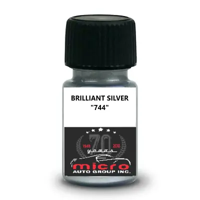 Touch Up Paint For Mercedes Brilliant Silver 744 With Brush 2 Oz SHIPS TODAY • $14.99