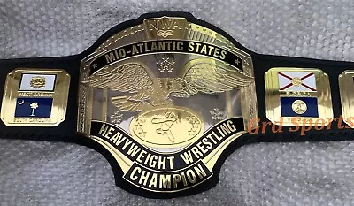 NWA Mid Atlantic States Heavyweight Wrestling Championship Belt Adult Size • $129.99