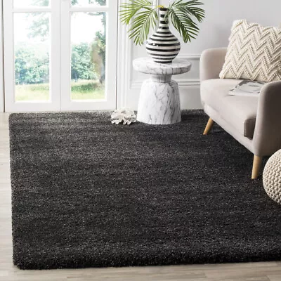 SAFAVIEH Milan Shag Collection SG180-8484 Dark Grey Rug • $151.46