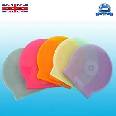 Coloured CD DVD Clam Shells Case Clear Blue Green Pink Purple Yellow New • £116.99