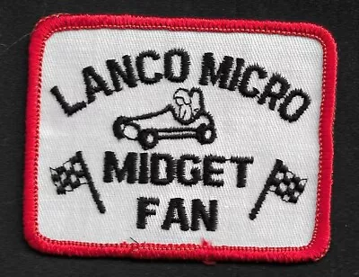 Vintage Newmanstown PA - Lanco Micro Midget Fan Embroidered Patch • $1.99