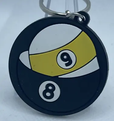 Billards Pool 8 Ball/ 9 Ball Keychain No Brand Rubber • $4.86